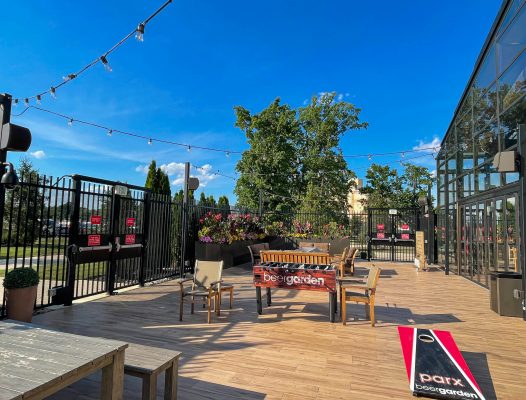 Parx Casio Beer Garden Deck with Games