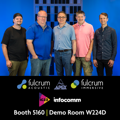 Fulcrum Acoustic People at InfoComm