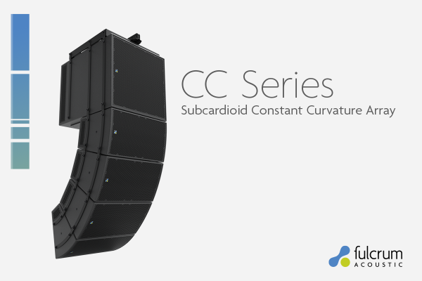 Fulcrum Acoustic CC Series Constant Curvature Subcardioid Array