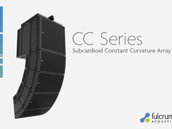 Fulcrum Acoustic CC Series Constant Curvature Subcardioid Array
